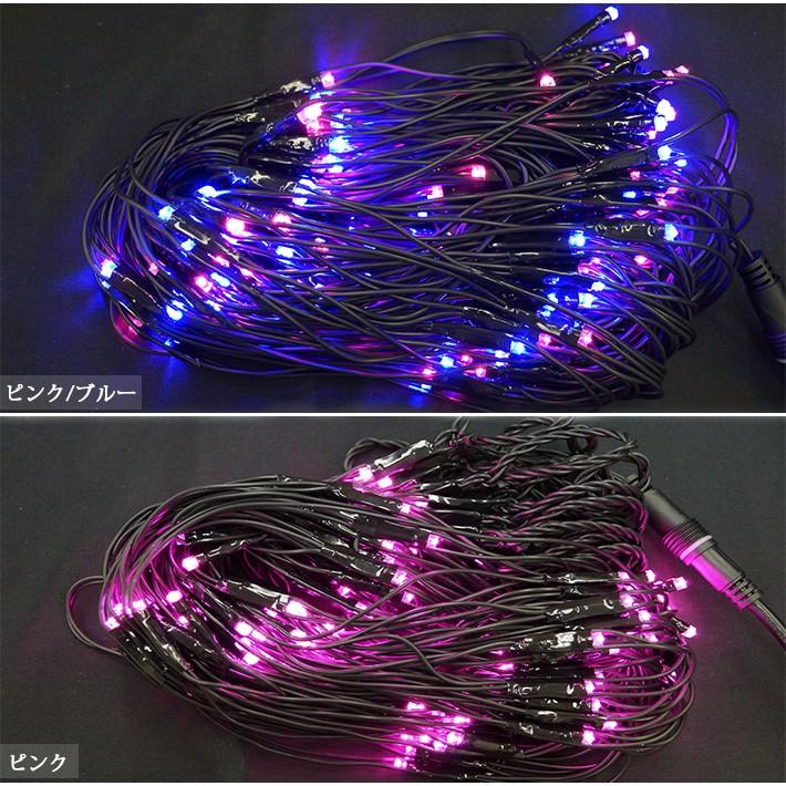 LEDネットライト (SN306-CS)【24V低圧電源＆コントローラー付セット品】168個LED 全13色 長さ3m幅0.6ｍ 電安法適合品 高品質家庭・施設兼用仕様 【クラブ】