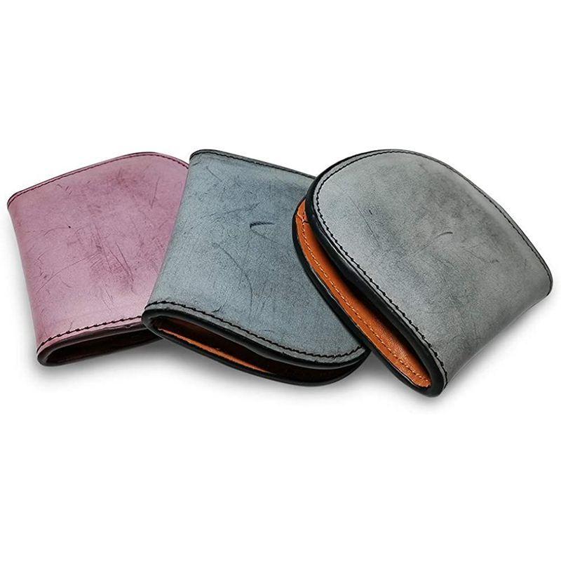 一流の品質 小銭入れ Ray K コインケース ネイビー 小銭ケース 本革 コンパクト財布 ブライドルレザー 革 メンズ 小銭入れ コインケース