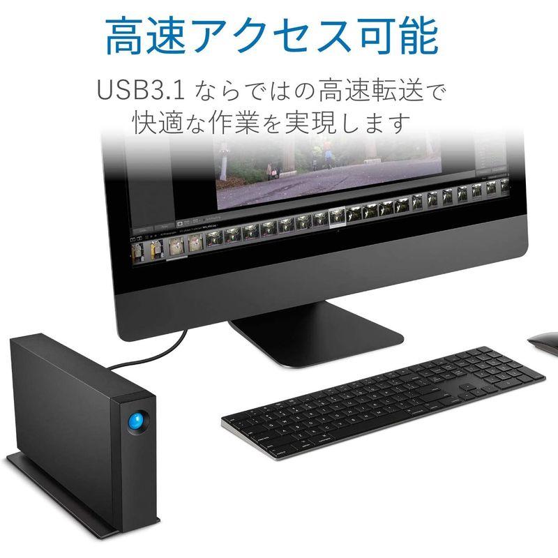 LaCie HDD 外付けハードディスク 10TB d2 Professional USBタイプC ブラック STHA10000800