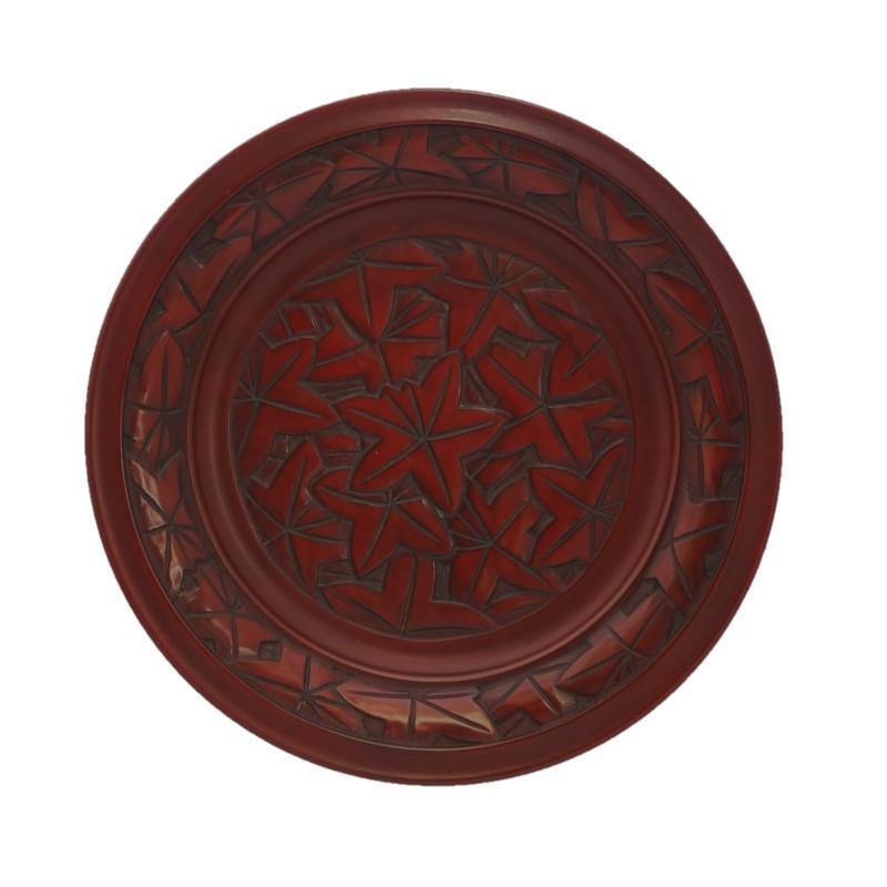 鎌倉彫 銘々皿 古瓦 紅葉 伝統工芸品 小皿 茶器 おしゃれ プレゼント 贈り物 ギフト お祝い お中元 お返し 退職 結婚 記念日 喜寿 米寿父の日