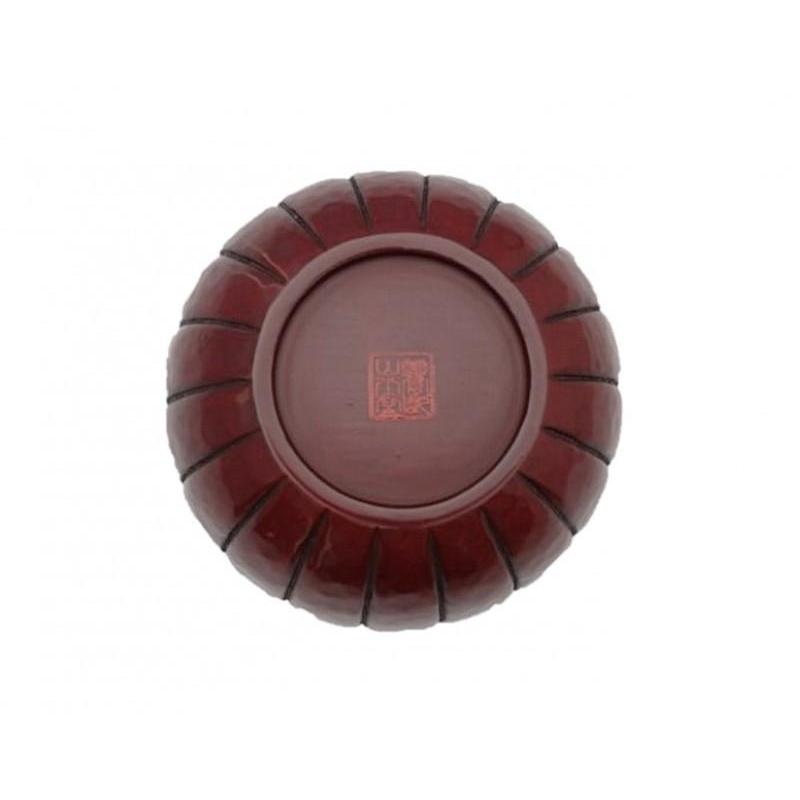 鎌倉彫 平棗 菊割 伝統工芸品 茶器 茶道 おしゃれ プレゼント 贈り物