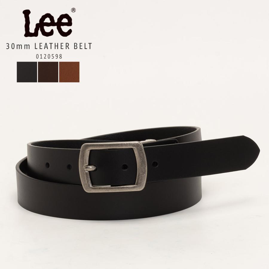 Lee（リー） ナローベルト レザーベルト ベルト メンズ レディース 本