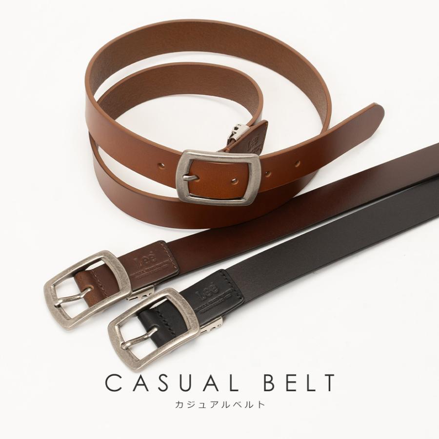 Lee（リー） ナローベルト レザーベルト ベルト メンズ レディース 本