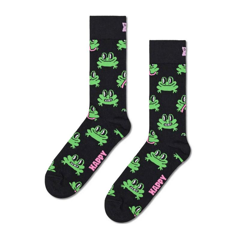 Happy Socks ハッピーソックス 靴下 レディース メンズ おしゃれ ソックス くつ下 Frog Sock P000062 可愛い クルー丈 クルーソックス カエル かえる｜sansuiya｜03