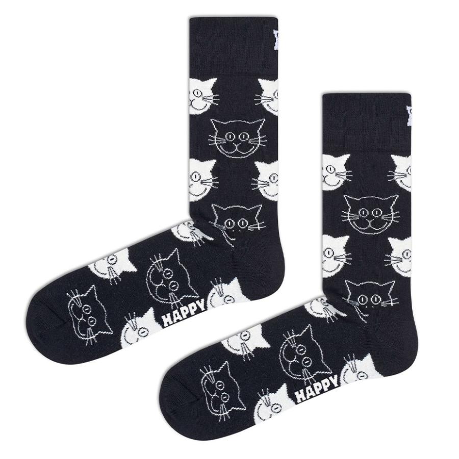 Happy Socks（ハッピーソックス） 靴下 レディース メンズ 黒 ビジネス