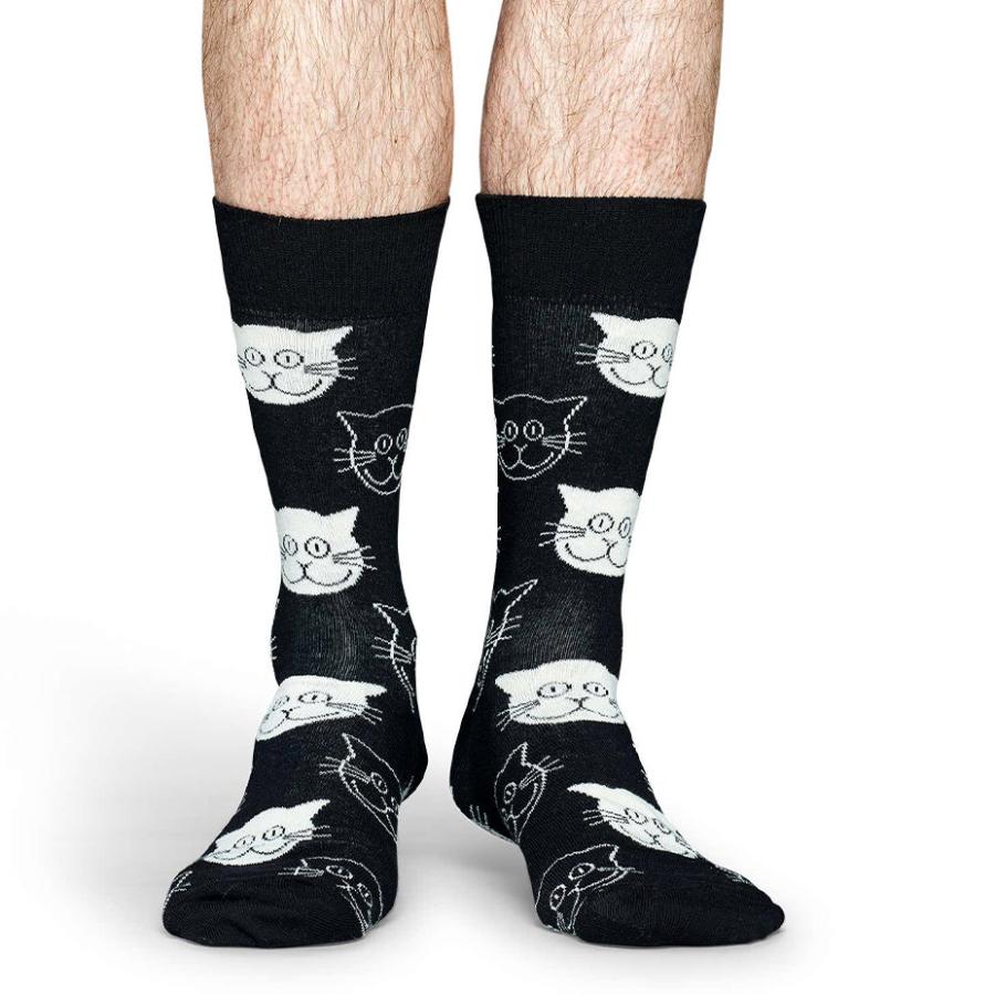 Happy Socks（ハッピーソックス） 靴下 レディース メンズ 黒 ビジネス