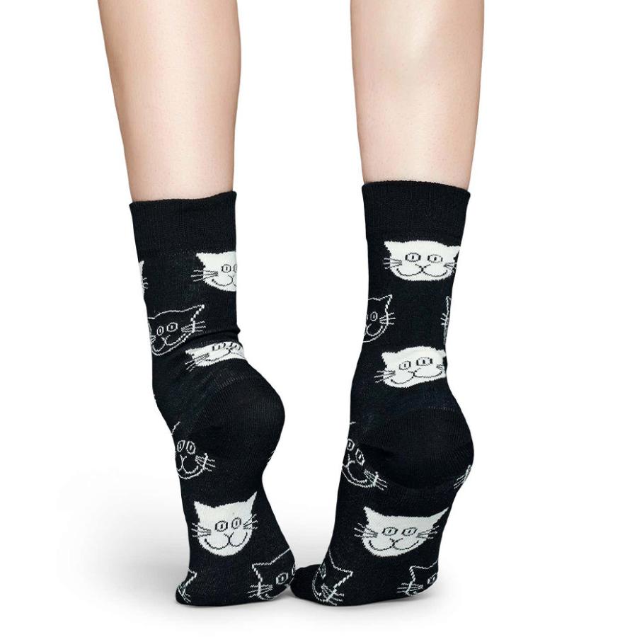 happy socks ハッピーソックス　お客　10足 Happy Socks（ハッピーソックス） 靴下 レディース メンズ 黒 ビジネス