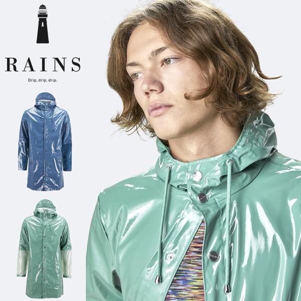 RAINS レインコート　レインズ　s/m RAINS（レインズ） レインコート メンズ おしゃれ レインジャケット