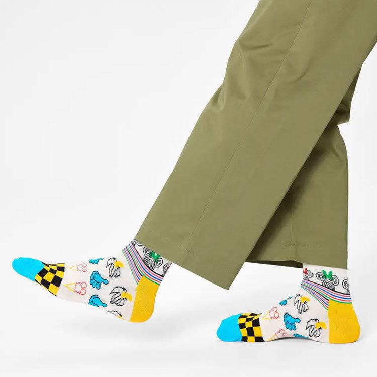 ハッピーソックス 靴下 Happy Socks メンズ 上質で快適 レディース おしゃれ ディズニー コラボ ミニー ミッキー