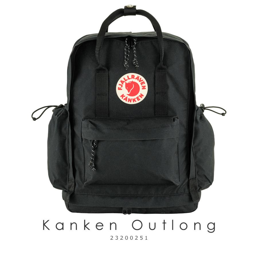 フェールラーベン　カンケン　ブラックキャンバスリュック FJALL RAVEN（フェールラーベン） カンケン アウトロング 18l リュック
