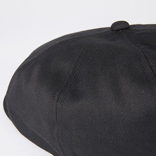 キャスケット メンズ レディース 大きいサイズ 帽子 ハンチング 黒