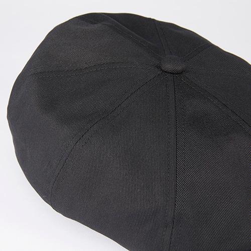 キャスケット メンズ レディース 大きいサイズ 帽子 ハンチング 黒