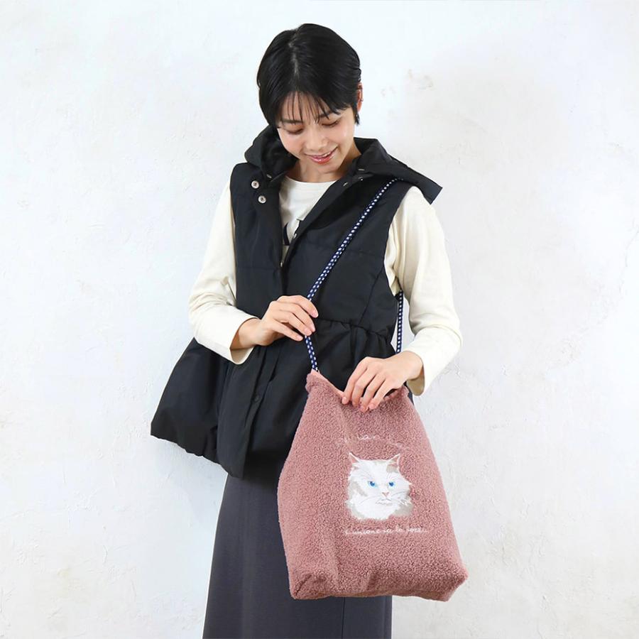 SOBIA コードトート アニマル刺繍 トートバッグ レディース a4 大きめ