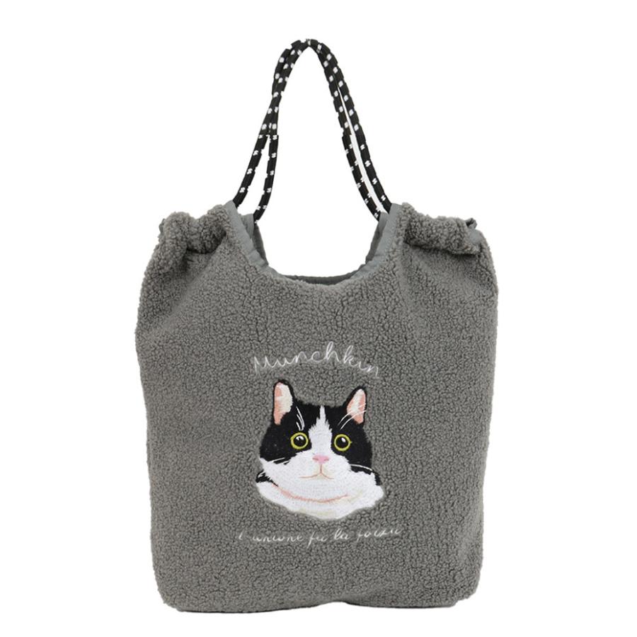 SOBIA コードトート アニマル刺繍 トートバッグ レディース a4 大きめ