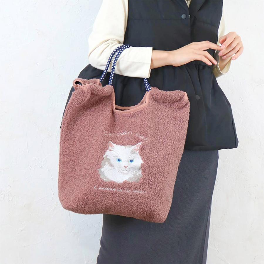 SOBIA コードトート アニマル刺繍 トートバッグ レディース a4 大きめ