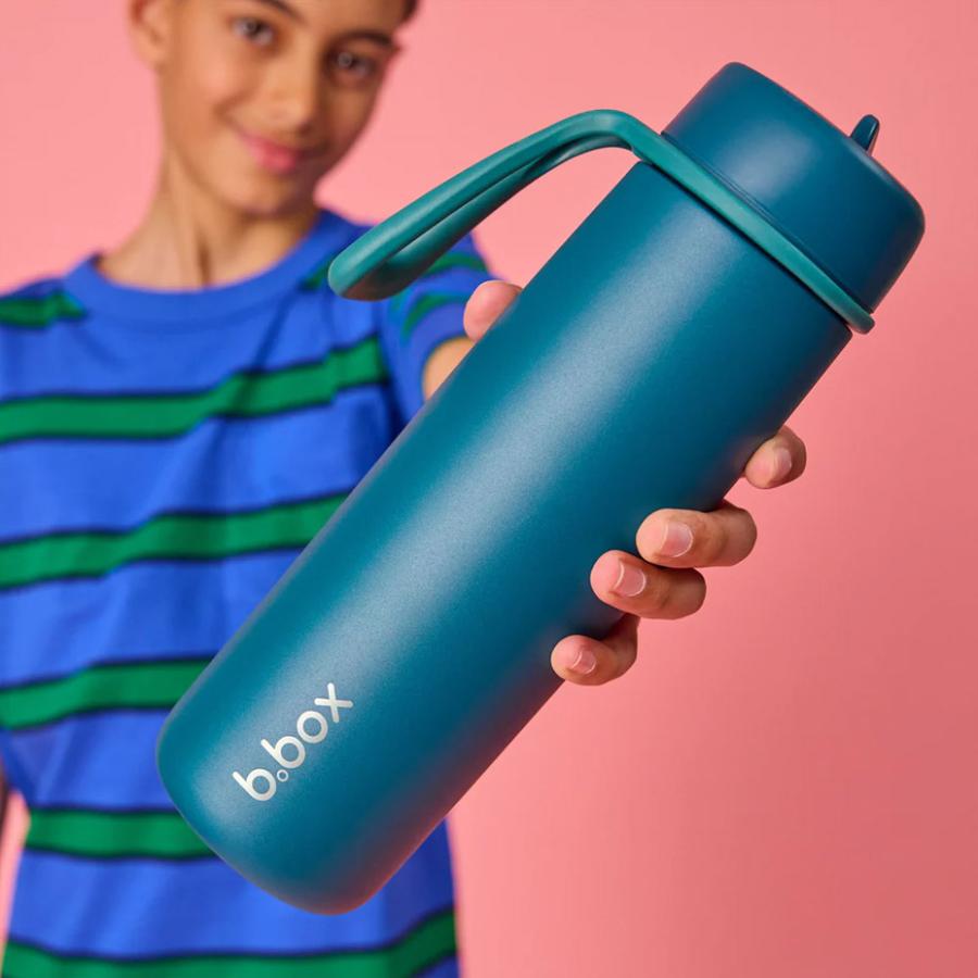 b.box（ビーボックス） 水筒 ステンレス ストロー フリップトップ