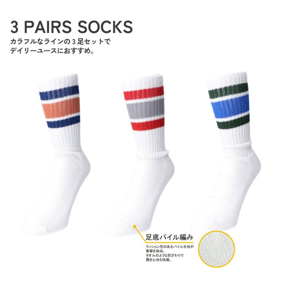 FRUIT OF THE LOOM（フルーツオブザルーム） 靴下 ソックス 3p メンズ