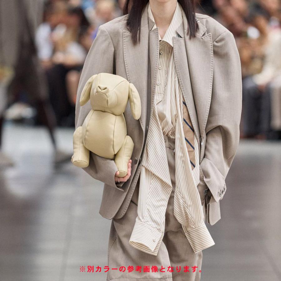 ミハラヤスヒロ maison mihara yasuhiro アニマルバッグ ショルダーバッグ 大きめ 斜めがけ レザー 本革 ネックポーチ 犬 ダックスフント ブラック 黒 鞄の画像