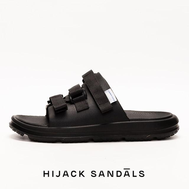 サンダル メンズ ALLEY Blach スポーツサンダル ベルクロサンダル 厚底