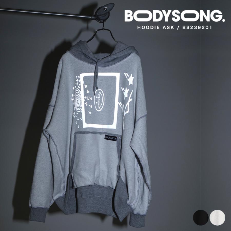 BODYSONG. パーカー メンズ レディース HOODIE ASK スウェット プル 