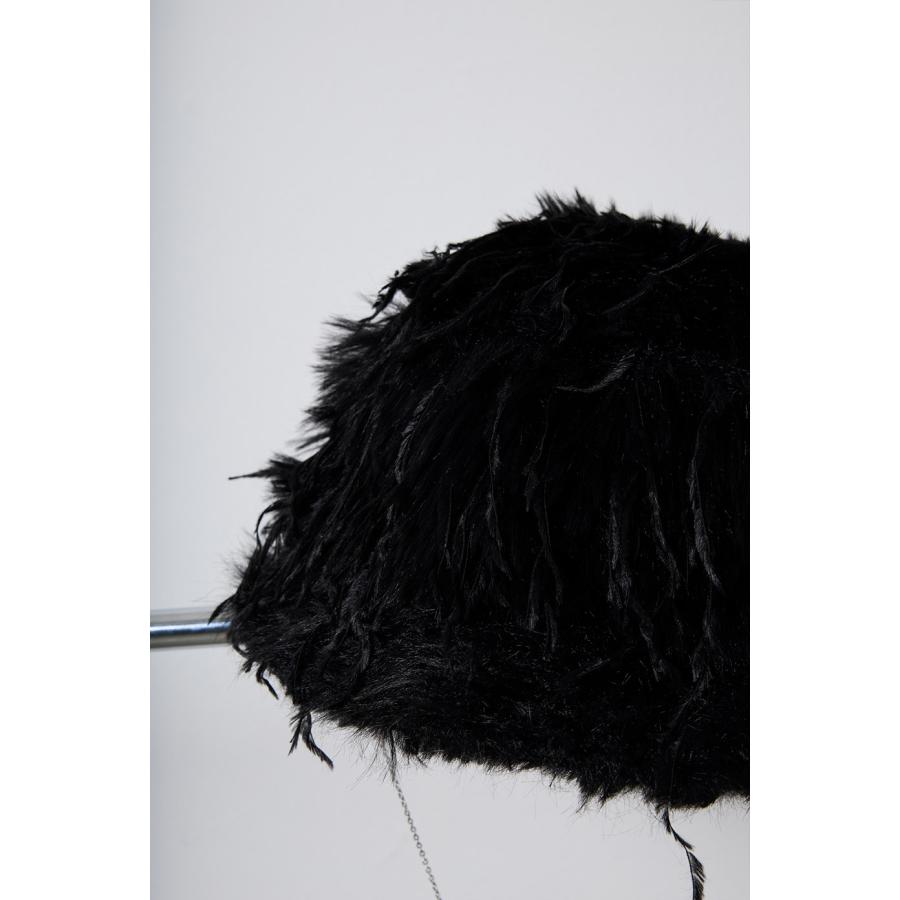 フェイクファーハット レディース メンズ ハットバケットハット 小顔