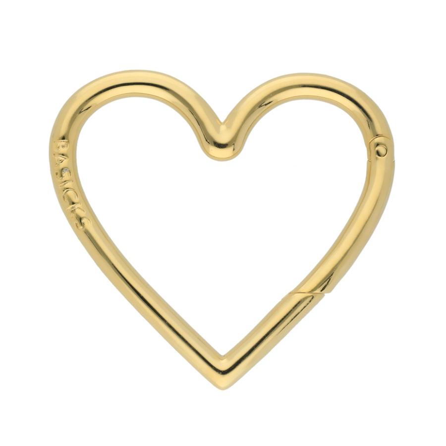 BASICKS カラビナ ゴールド　GOLD ベイシックス Heart BASICKS（ベイシックス） ブランド カラビナ おしゃれ 可愛い ハート