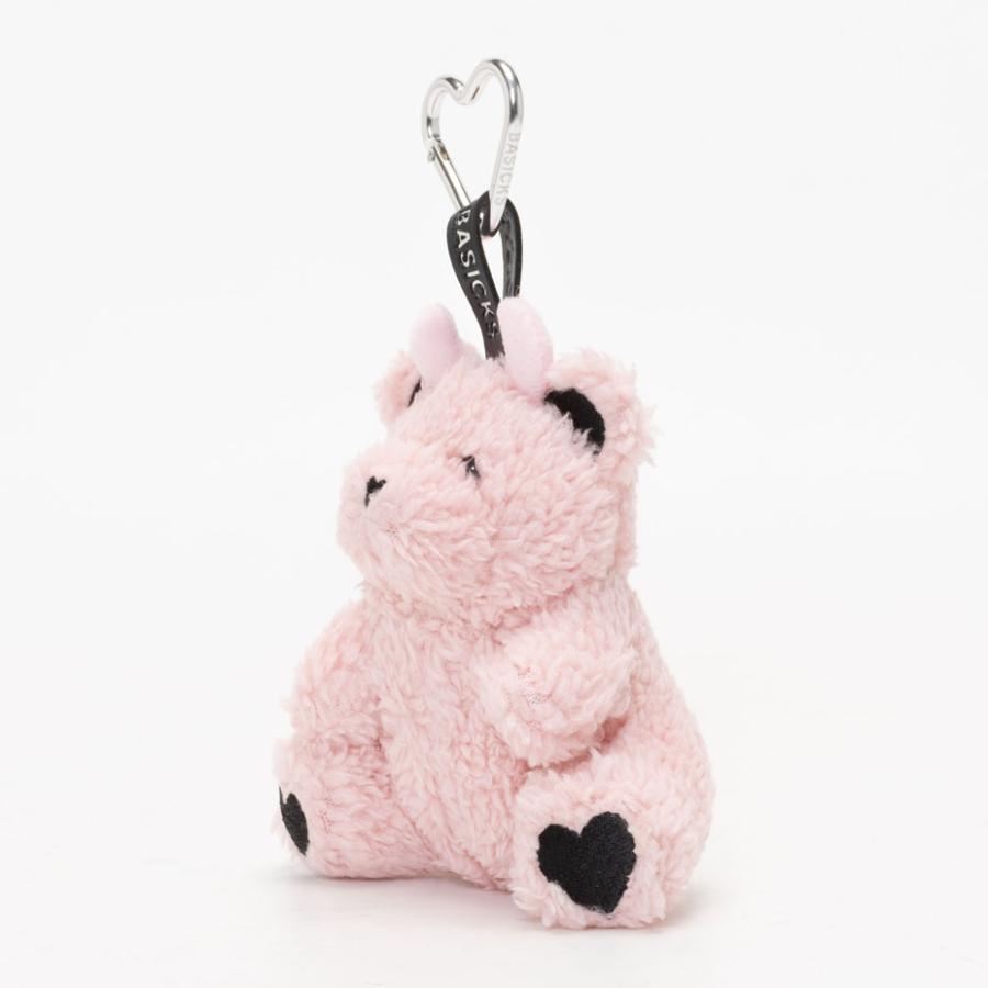 BASICKS ピンク　ベーシックス　キーホルダー BASICKS（ベイシックス） バッグチャーム ブランド チャーム バッグ