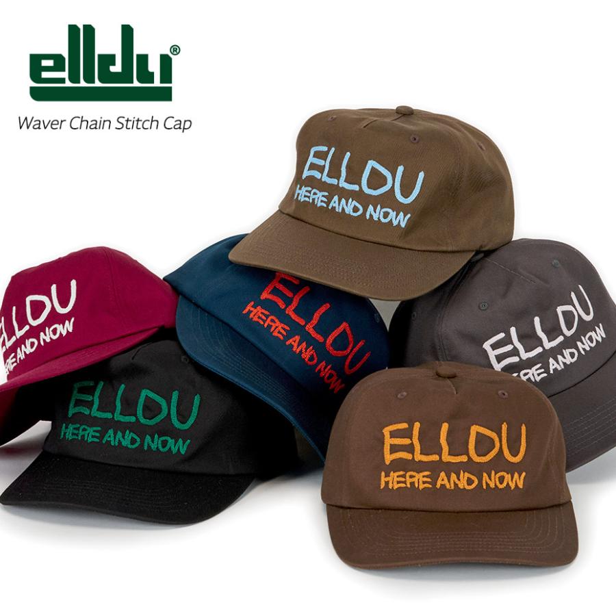 E　キャップ 帽子 男女兼用 elldu（エルドゥ） キャップ レディース メンズ つば長 帽子 ベース