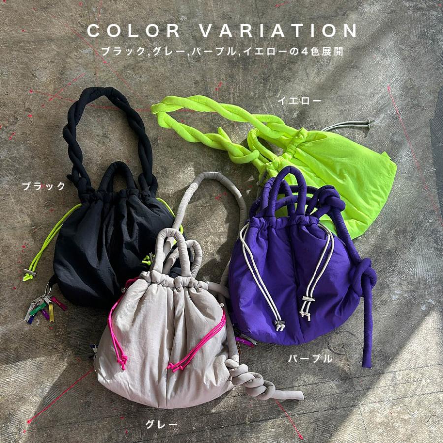 cheek バッグ 巾着バッグ ショルダー 2way レディース 巾着ショルダー