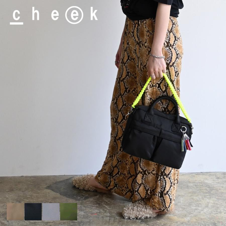 cheek バッグ ボストンバッグ レディース 軽量 大容量 2way 3way