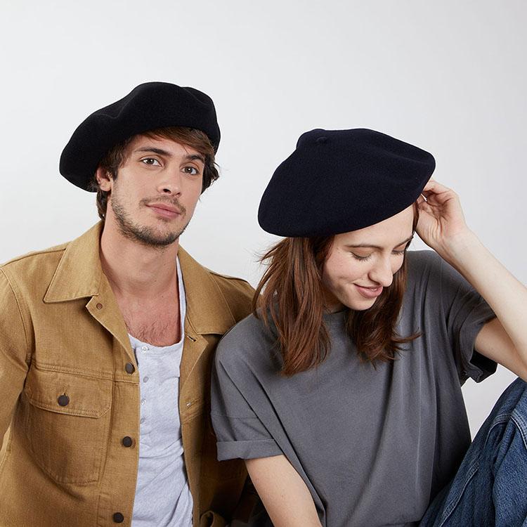 最終値下げ　ベレー帽　ロレールLAULHERE 黒　L 箱付き 楽天市場】ロレール laulhere ベレー帽 レディース メンズ 男女兼用