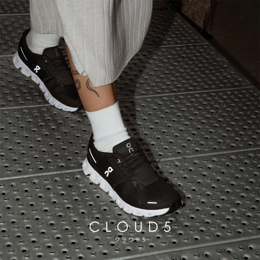 On オン Cloud5 防水 レディースシューズ 23cm ブラック 未使用 On（オン） スニーカー レディース ランニングシューズ 防水 クラウド5
