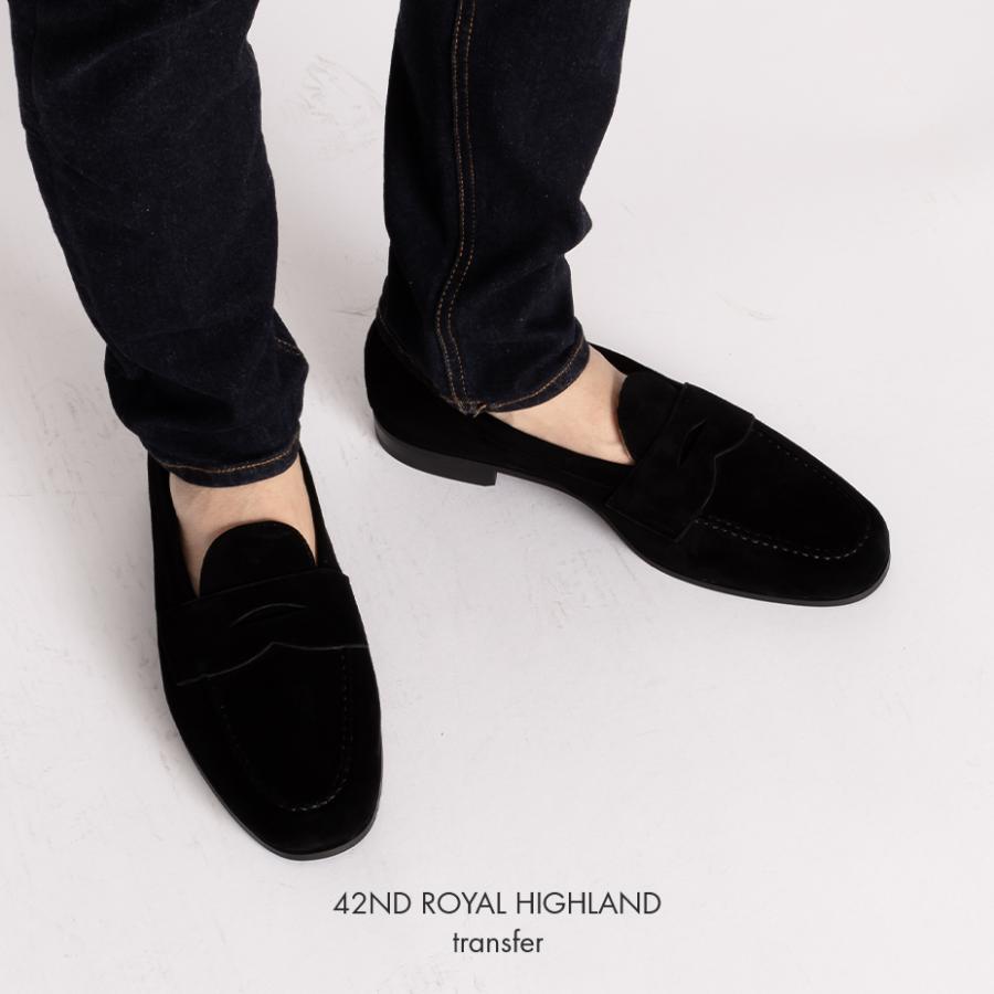 42ND ROYAL HIGHLAND ローファー 本革 メンズ CS0007S スリッポン 革靴