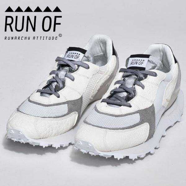 Run Of ランオブ スニーカー メンズ 靴 ブランド 本革 靴 ビジネスシューズ メンズ靴のsvec