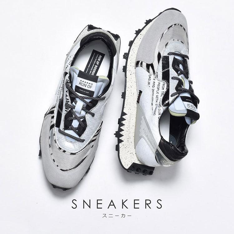 21新発 Run 秋 イタリア ダッドスニーカー 厚底 ランオブ Of Run ブランド Of おしゃれ シューズ 革靴 本革 ブランド 靴 メンズ スニーカー ランオブ シューズ Postetelecom Gouv Cg