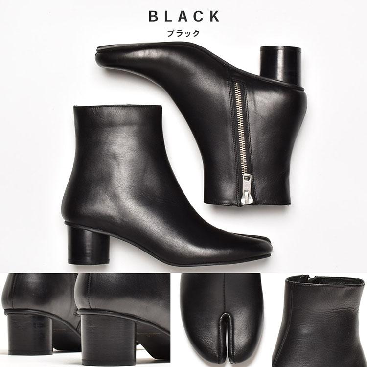 【日本製】MMサンプリング元 足袋ブーツ タビブーツ tabi ヒール メゾンマルジェラのタビブーツ3cm ヒール | HUES 福岡セレクト