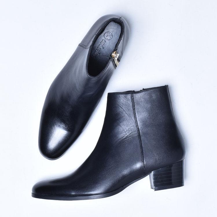 ⭐️LANVIN COLLECTION⭐️ レザー エナメル　ショートブーツ LANVIN COLLECTION ランバン コレクション - レディース ブーツ