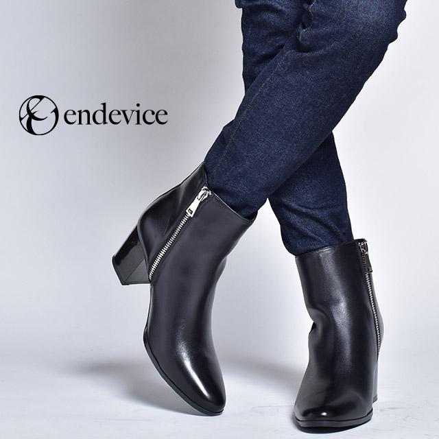 endevice（エンデヴァイス） ブーツ メンズ 本革 ブランド 厚底 革