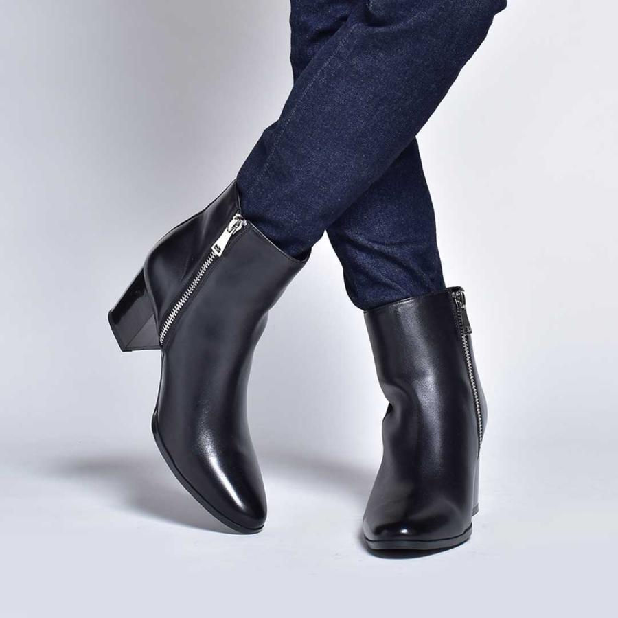 endevice（エンデヴァイス） ブーツ メンズ 本革 ブランド 厚底 革