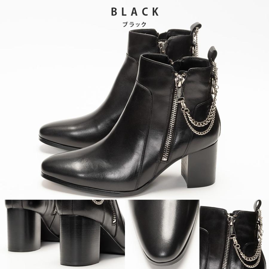 endevice（エンデヴァイス） ブーツ メンズ 本革 厚底 革 革靴 ヒール