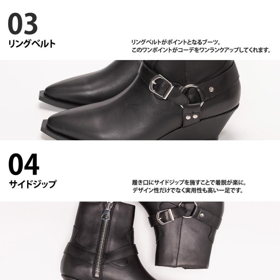 d*9様 KENTUCKY'S WESTERN リングベルト ウエスタンブーツ endevice（エンデヴァイス） ブーツ メンズ 本革 ブランド 40代 厚底