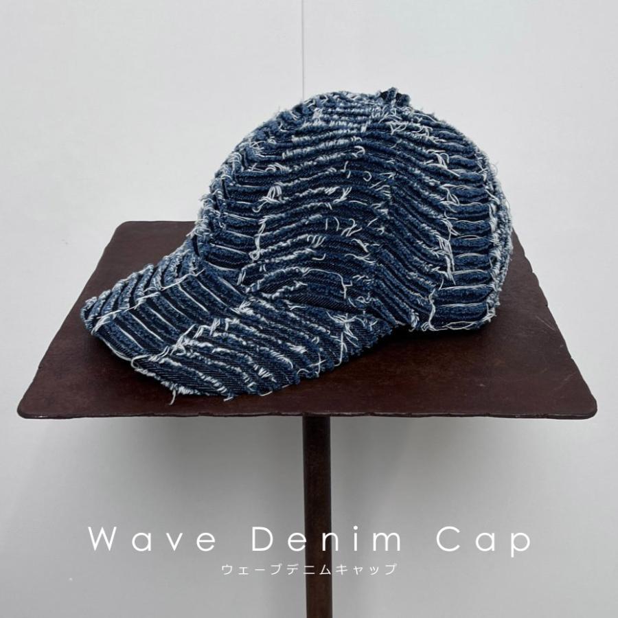 未使用 KAMIYA WAVE DENIM CAP インディゴ KAMIYA カミヤ CA4LA コラボレーション Wave Denim Cap キャップ 帽子