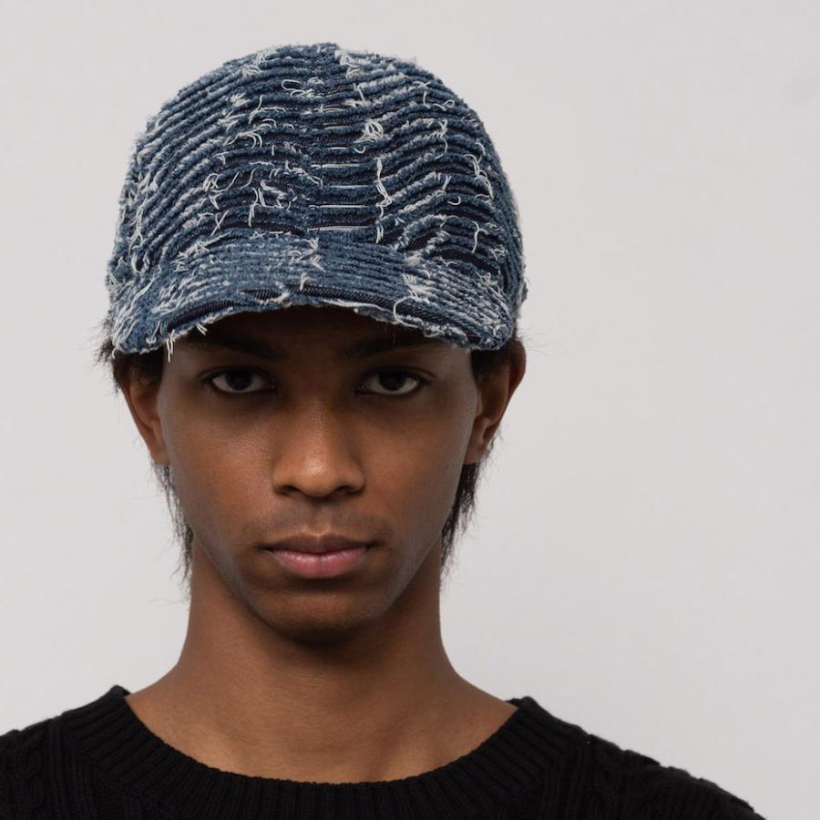 KAMIYA カミヤ CA4LA コラボレーション Wave Denim Cap キャップ 帽子