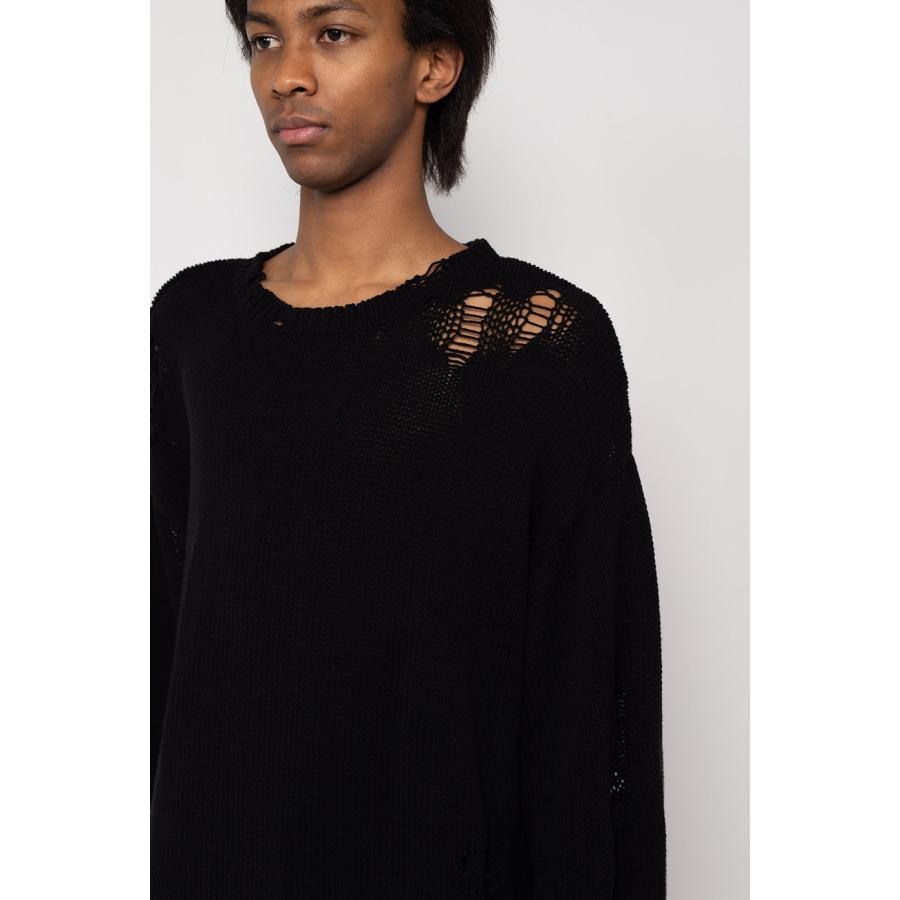 KAMIYA ダメージプルオーバーセーター KAMIYA（カミヤ）の「Distressed Pullover Sweater（ニット/セーター