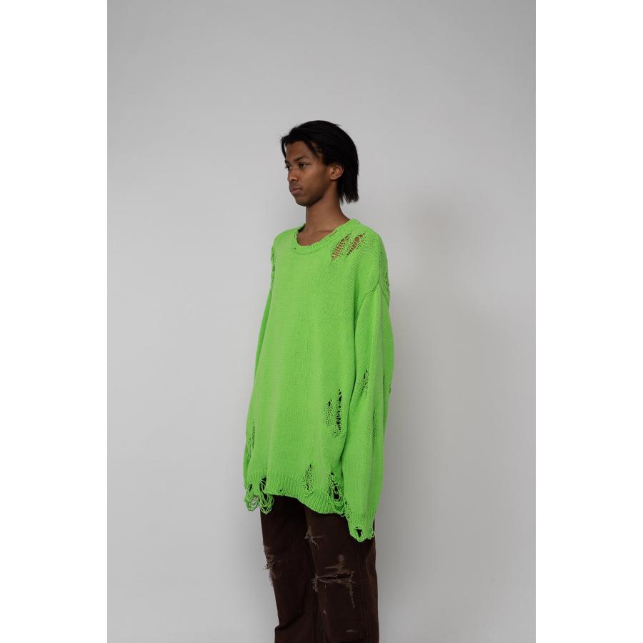 KAMIYA ダメージプルオーバーセーター KAMIYA（カミヤ）の「Distressed Pullover Sweater（ニット/セーター