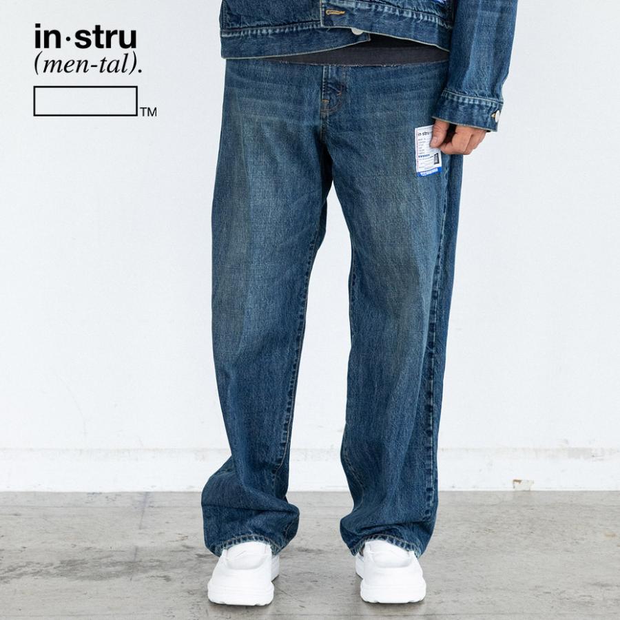 in・stru（men-tal）. デニムパンツ メンズ レディース ストレート 