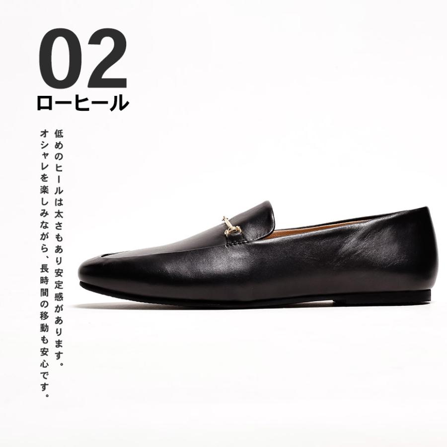 SVEC ビットローファー レディース ビット ローファー 本革 フラット