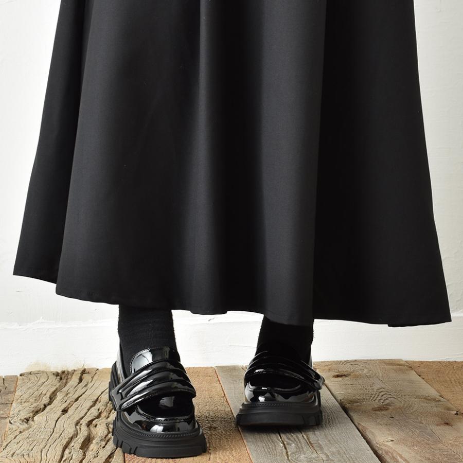 ローファー レディース 厚底 ベルクロ 歩きやすい 疲れにくい 履き