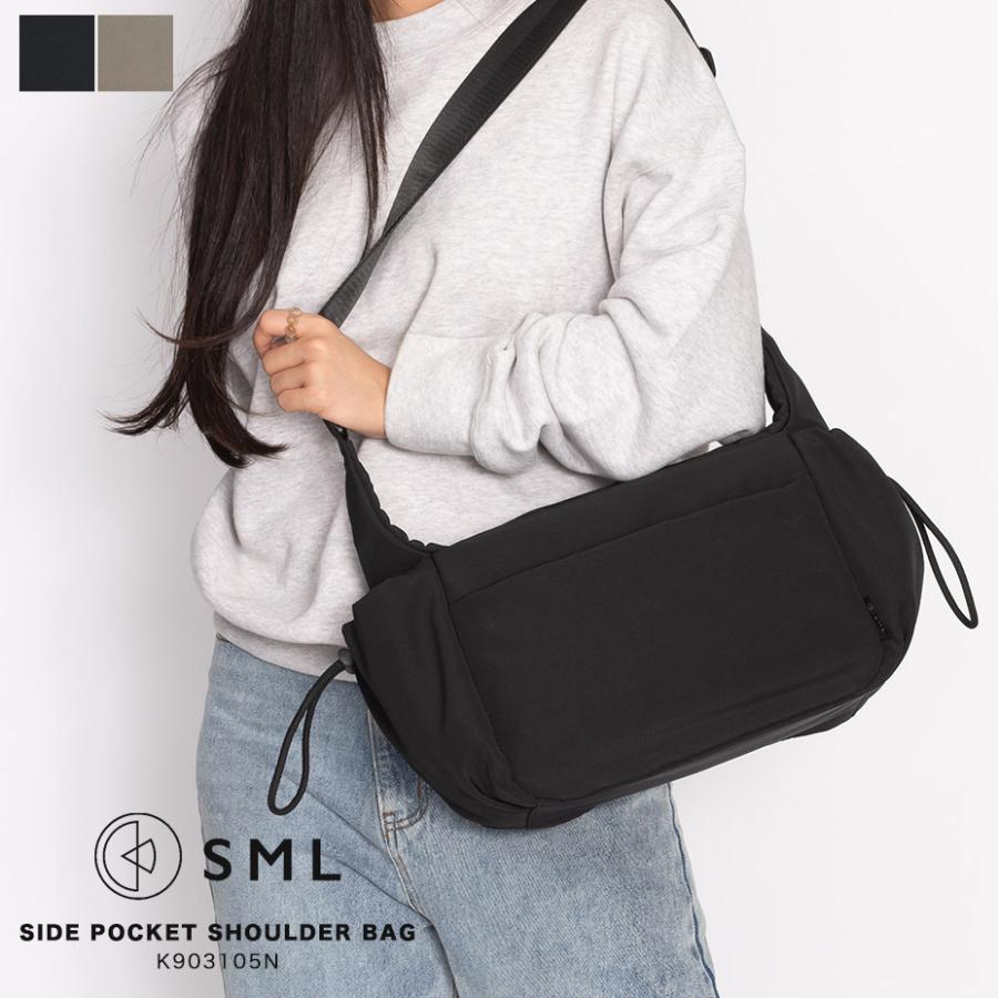 SML ショルダーバッグ レディース メンズ 大きめ 軽量 軽い 斜めがけ