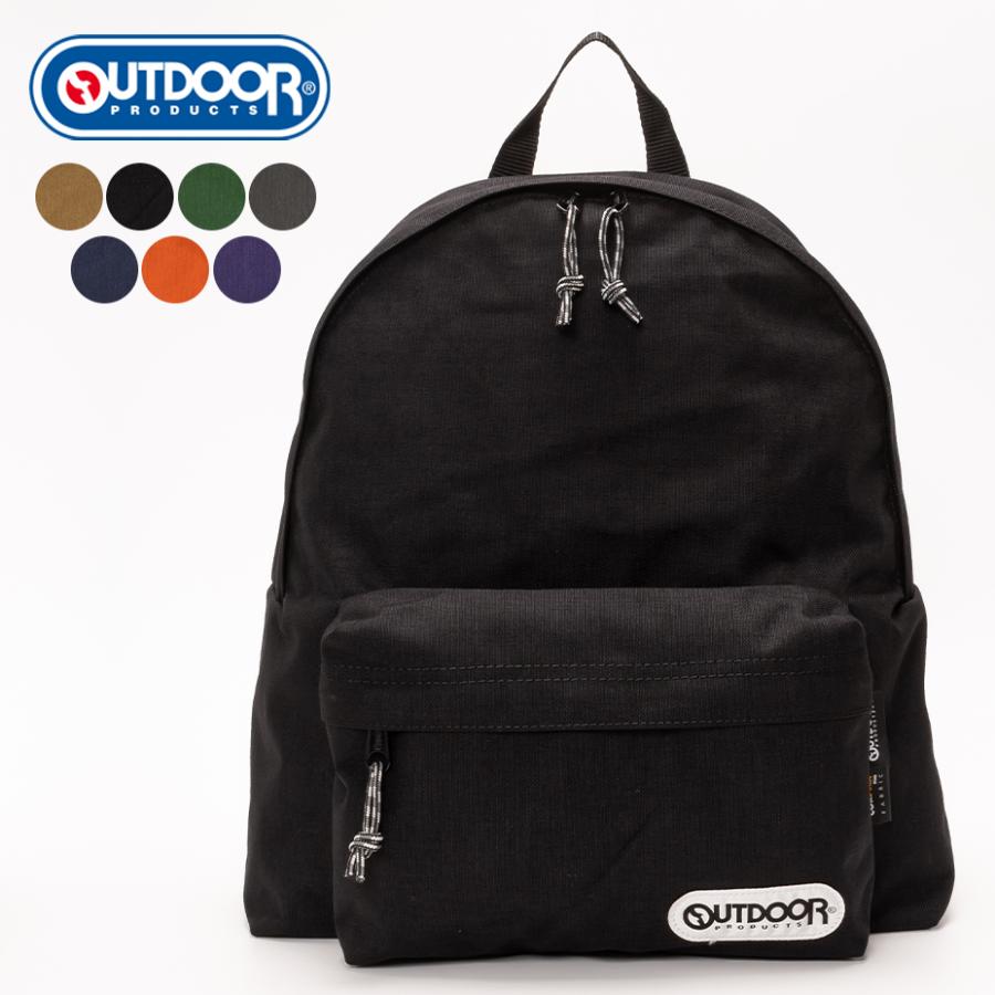 【美品】90s usa製OUTDOOR アウトドアプロダクツ ブラック リュック 90's Outdoor Products ナイロンバックパック 底レザー ブラック